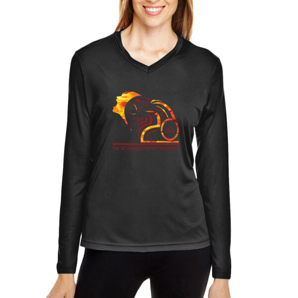 Women's Performance Long Sleeve T-Shirt Orange Thumbnail